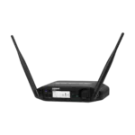 Shure GLXD4+ dual band digital wireless tabletop receiver with front panel controls and antenna connectors
