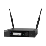 Shure GLXD4R+ dual band digital wireless receiver with front panel controls and display screen