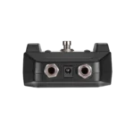 Shure GLXD6+ digital wireless receiver showing detailed control panel and LED indicators