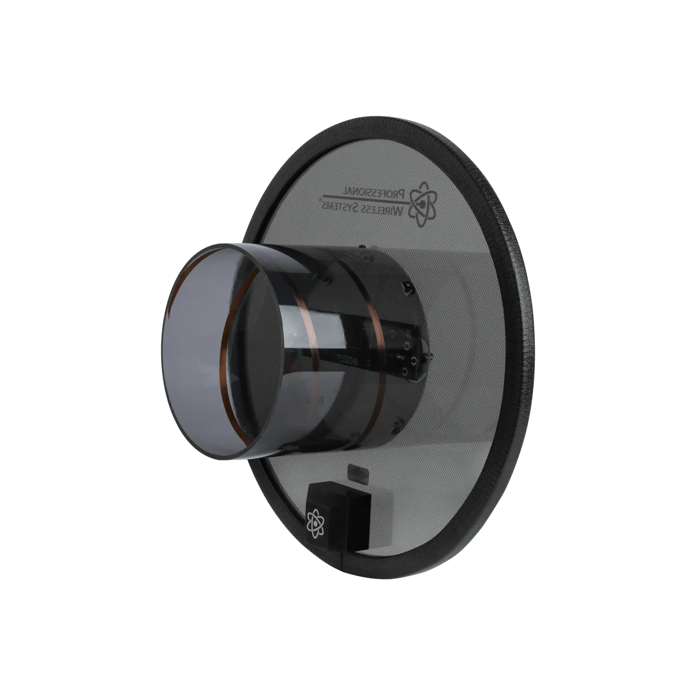 Shure HA-4540 Tour Series Helical Antenna Front View Shure HA-4540 Tour Series helical antenna with black housing and coiled element design