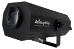 Acue Lighting 400W LED Follow Spot professional theatrical lighting fixture side angle view