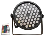 Acue Lighting 54 Flat Par RGBA LED par light with remote control front panel