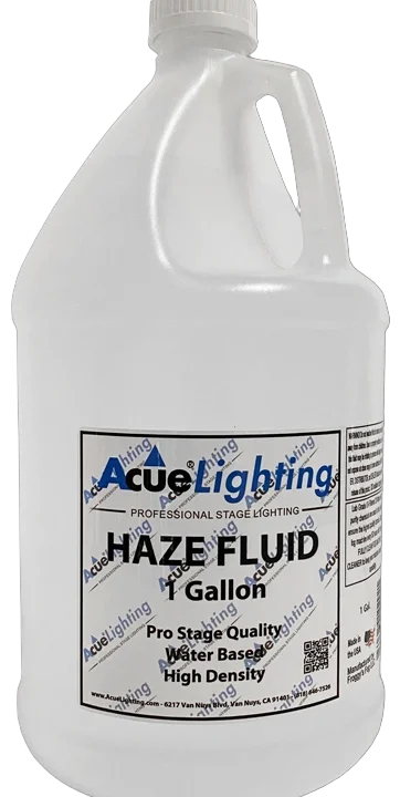 Acue Lighting Acue Pro Haze Liquid 1 gallon bottle of professional hazer fluid for stage lighting effects