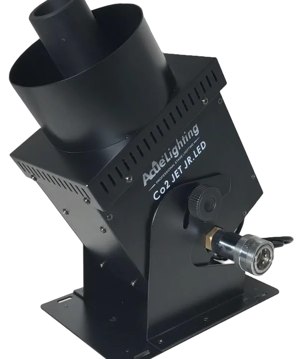 Acue Lighting CO2 Jet Jr LED 12x3W RGB cryo effect machine with LED lighting front view
