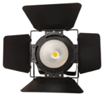 Acue Lighting COB 200 WW warm white LED wash par in live event application setup