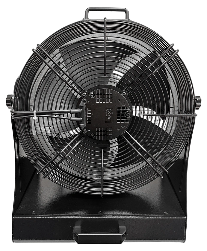 Acue Lighting Cyclone DMX Fan Programmable Stage Acue Lighting Cyclone DMX programmable stage fan with control panel and mounting hardware