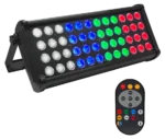 Acue Lighting Design Brick LED RGB pixel effect light fixture front view with programmable controls