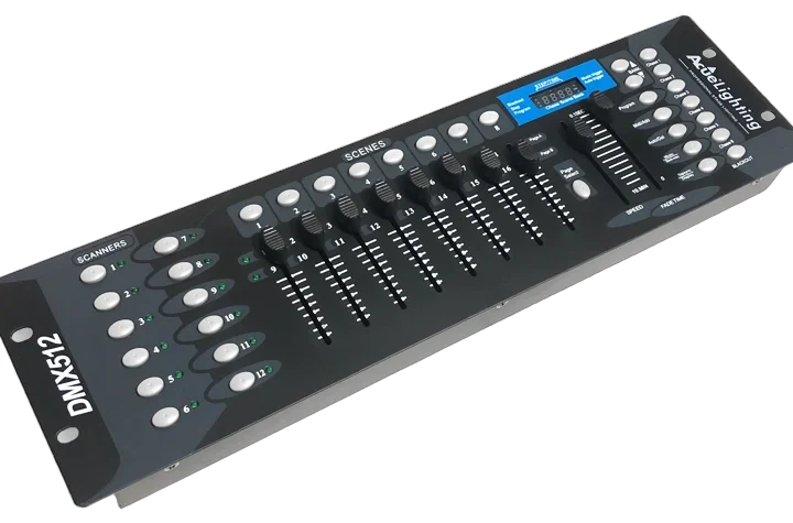 Acue Lighting DMX 192 192-channel DMX controller console with faders and control interface