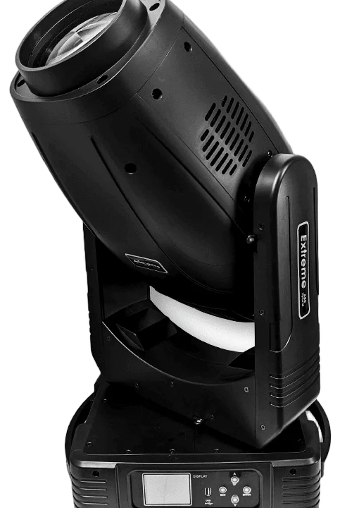 Acue Lighting Extreme 650 600W LED hybrid moving head light with front-facing optics and control panel