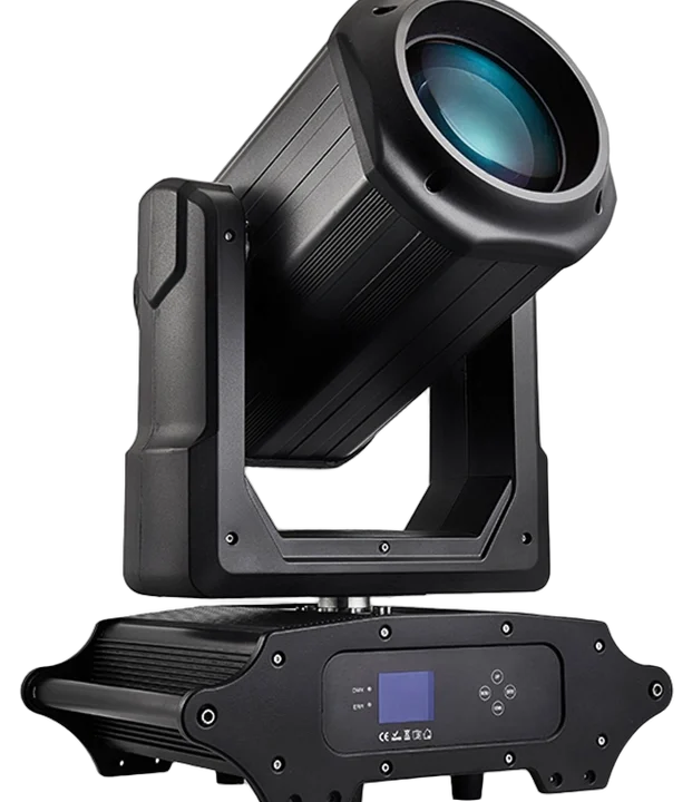 Acue Lighting Flex 480 IP moving head fixture with integrated LED array and control panel