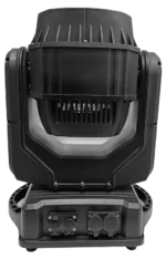 Acue Lighting Flex 740 IP outdoor LED wash moving head showing detailed control interface and optical elements