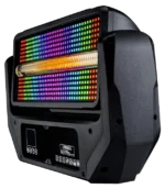 Acue Lighting Hurricane RGBWA articulating RGB LED strobe moving head front view