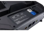 Acue Lighting Hurricane RGBWA articulating RGB LED strobe moving head rear panel connections and controls