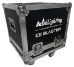 Acue Lighting Ice Blaster CO2 cryo jet fog machine with side profile showing nozzle and housing