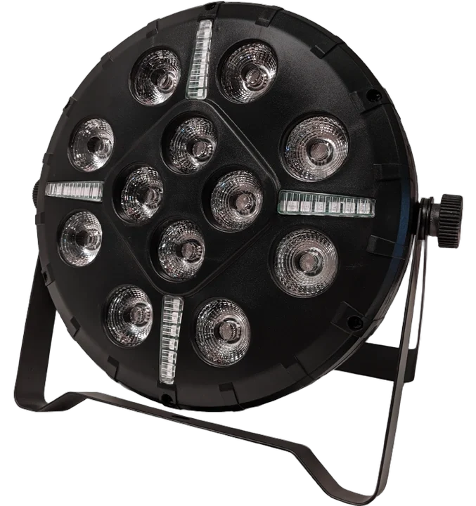 Acue Lighting Illusion Par LED RGB effect par light with front-facing lens and control panel