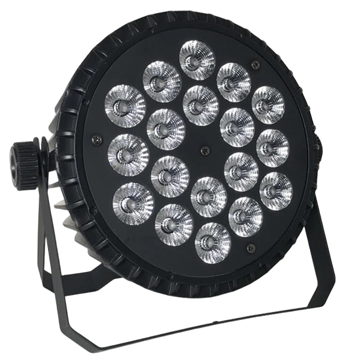 Acue Lighting Magic 18 UV LED Par Can Front View Acue Lighting Magic 18 UV LED Par Can professional stage lighting fixture front