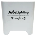 Acue Lighting Magic 4 wireless battery-powered LED par light in professional stage application setup