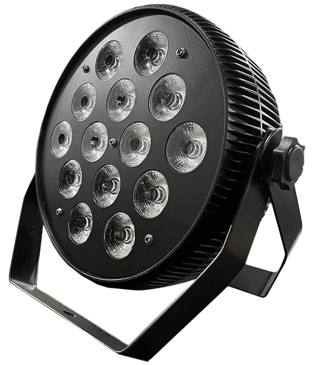 Acue Lighting Magic Par 14 RGBW LED par light with front-facing lens and control panel