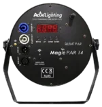 Acue Lighting Magic Par 14 RGBW LED par light with color-mixing capabilities and professional lighting controls