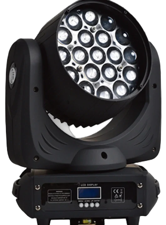 Acue Lighting Phantom LED moving head spot light with hybrid beam technology front view