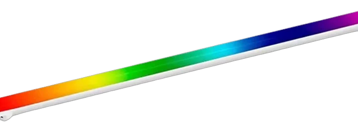 Acue Lighting Phoenix Tube RGBW wireless battery-powered LED tube light front view