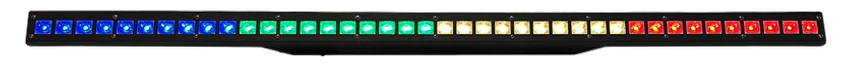 Acue Lighting Razor Bar 40x3W RGB Pixel LED Bar Front View Acue Lighting Razor Bar 40x3W RGB pixel LED bar with front-facing linear array design