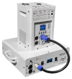 Acue Lighting Smart Power portable battery bank dimensional diagram with measurements and specifications