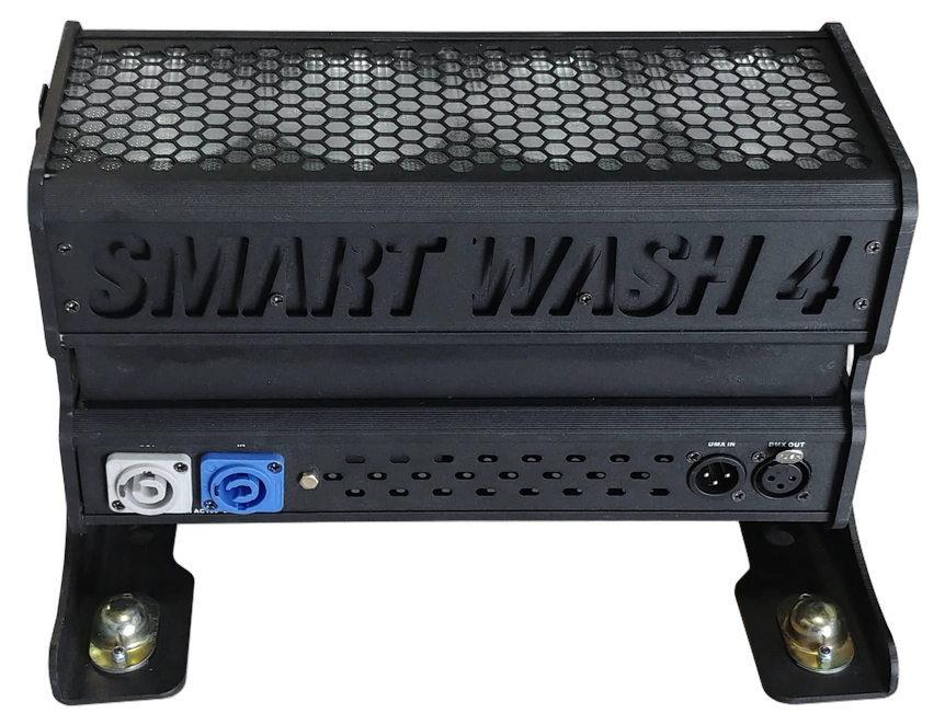 Acue Lighting Smart Wash 4 RGBA LED Wash Bar Front Acue Lighting Smart Wash 4 RGBA LED long-throw wash bar with front-facing LED array and control interface