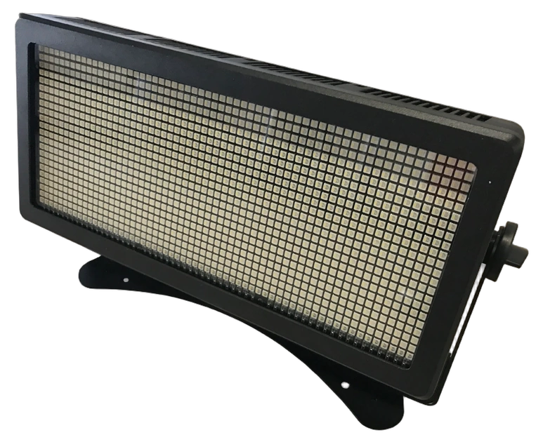 Acue Lighting Storm 3000 RGBW IP LED Strobe Panel Front Acue Lighting Storm 3000 RGBW IP RGB LED strobe panel with full-color lighting controls and professional stage lighting design