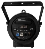 Acue Lighting Studio FR2 Fresnel LED wash light control panel and interface buttons