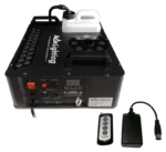 Acue Lighting Volcano 2 LED RGBW vertical fog blaster with front-facing LED array and control panel