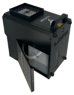 Acue Lighting Volcano 4 LED RGB vertical fog blaster in use at live event venue
