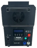 Acue Lighting Volcano 4 LED RGB vertical fog blaster with illuminated LED effects and control interface
