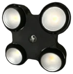 Acue Lighting Volt 4-head LED blinder with bi-color capability and professional mounting bracket