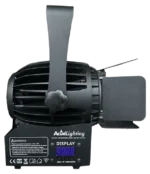 Acue Lighting Volt 1-Light LED Blinder Compact showing detailed control panel and lens assembly