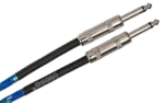 Hosa 3GT-18C2 18-foot cloth guitar cable with straight connectors and woven jacket detail