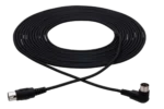 Hosa ADA-725-BULK phantom MIDI cable with right-angle 7-pin DIN connectors, 25-foot length