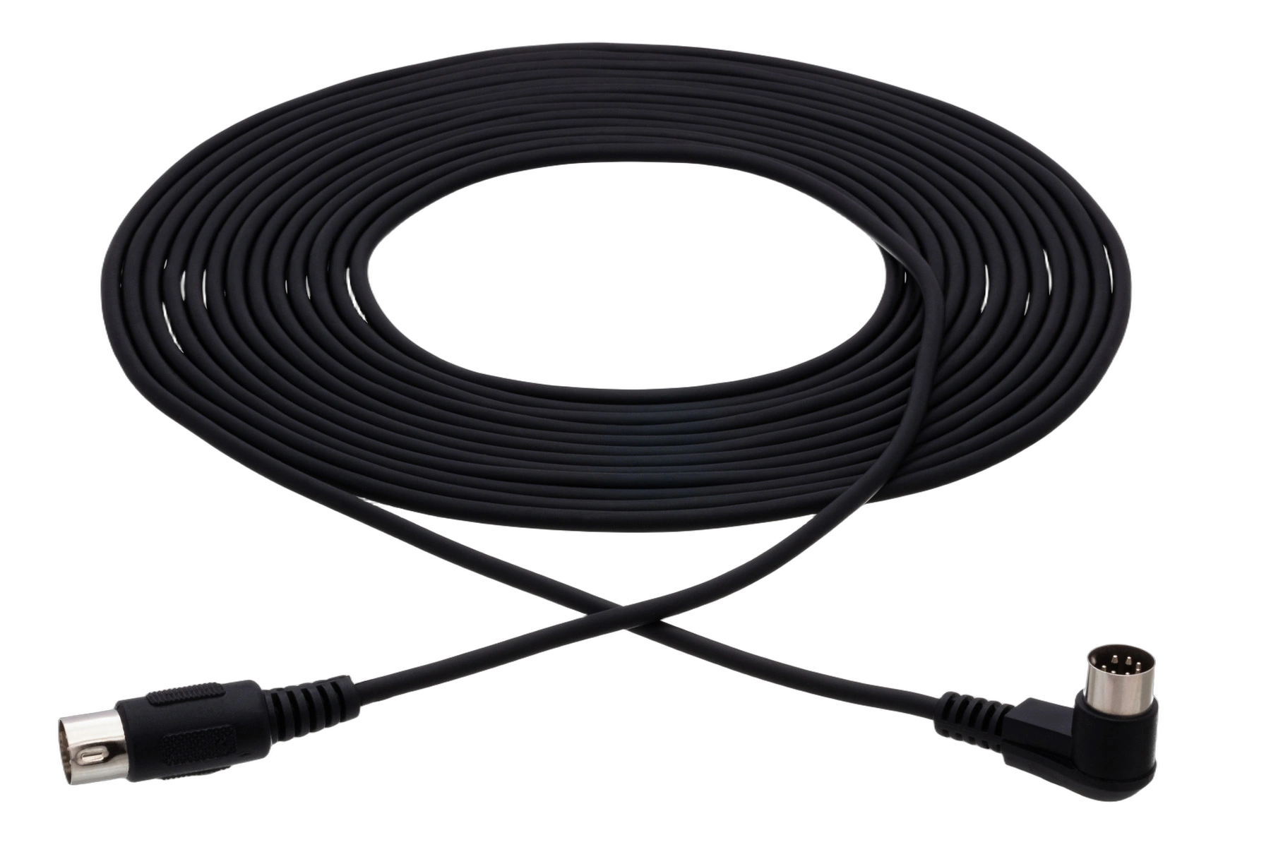 Hosa ADA-725-BULK Phantom MIDI Cable 25ft Hosa ADA-725-BULK phantom MIDI cable with right-angle 7-pin DIN connectors, 25-foot length