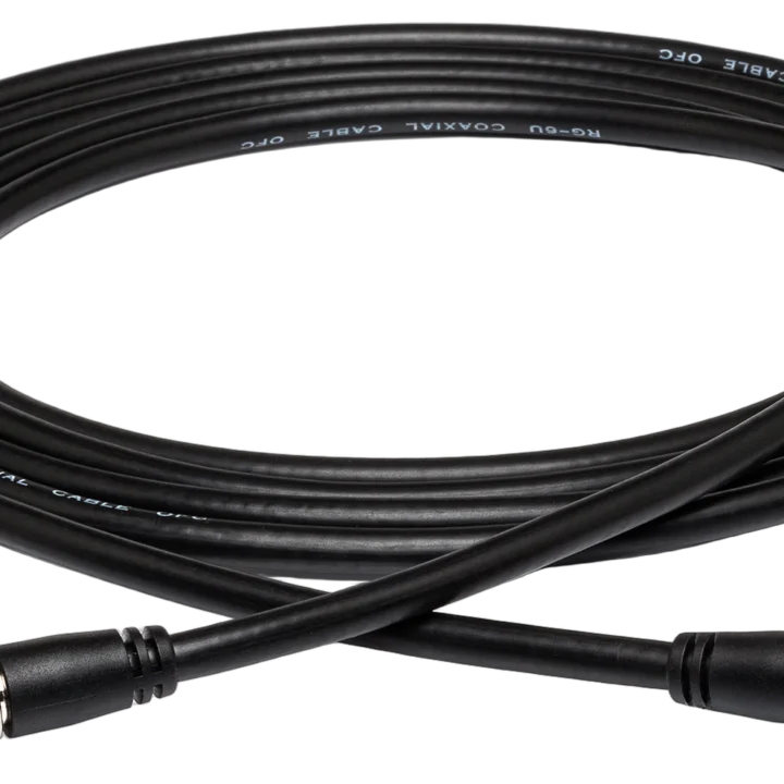Hosa BNC-06-106 professional 75-ohm coaxial cable with BNC connectors, 6-foot length