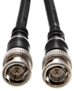 Hosa BNC-59-103 75-ohm coaxial cable with dual BNC connectors, 3-foot length, professional video audio