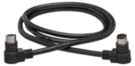 Hosa CCD-103 CD controller cable with right-angle 8-pin mini-DIN connectors, 3 feet length