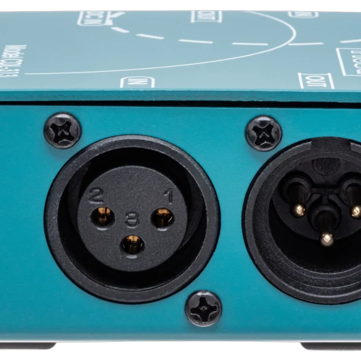Hosa CDL-313 S/PDIF coax to AES/EBU digital audio interface converter side profile