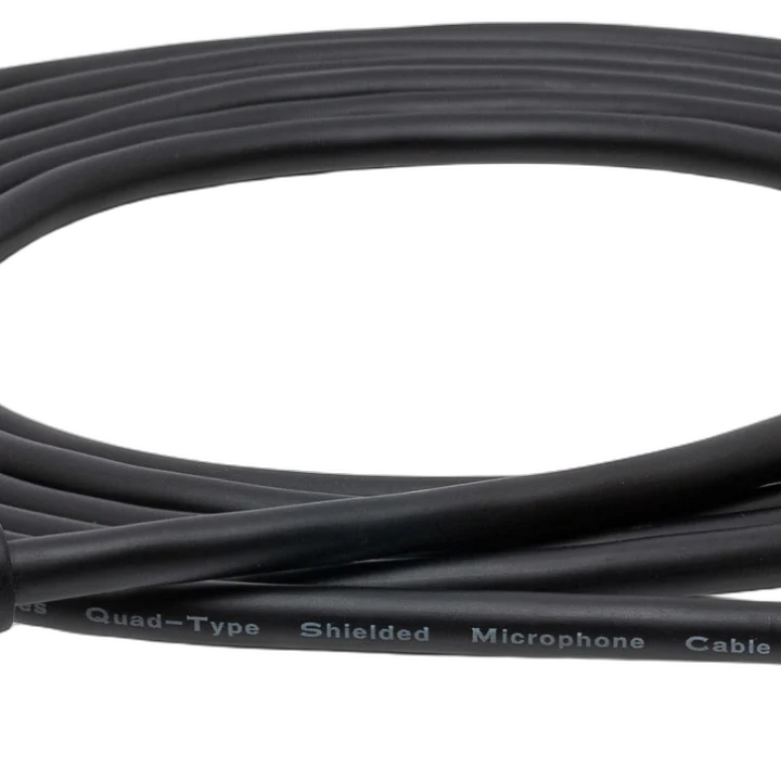Hosa CMI-125 quad microphone cable with XLR female to male connectors, 25 feet length