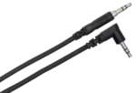 Hosa CMM-105 stereo interconnect cable with 3.5mm TRS connectors, 5-foot length, side profile view