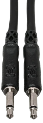 Hosa CMM-303 3.5mm TS mono interconnect cable with gold-plated connectors and durable jacket