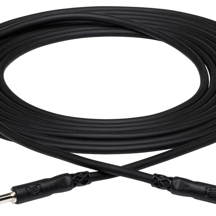 Hosa CMM-303 3.5mm TS mono interconnect cable with gold-plated connectors, 3-foot length