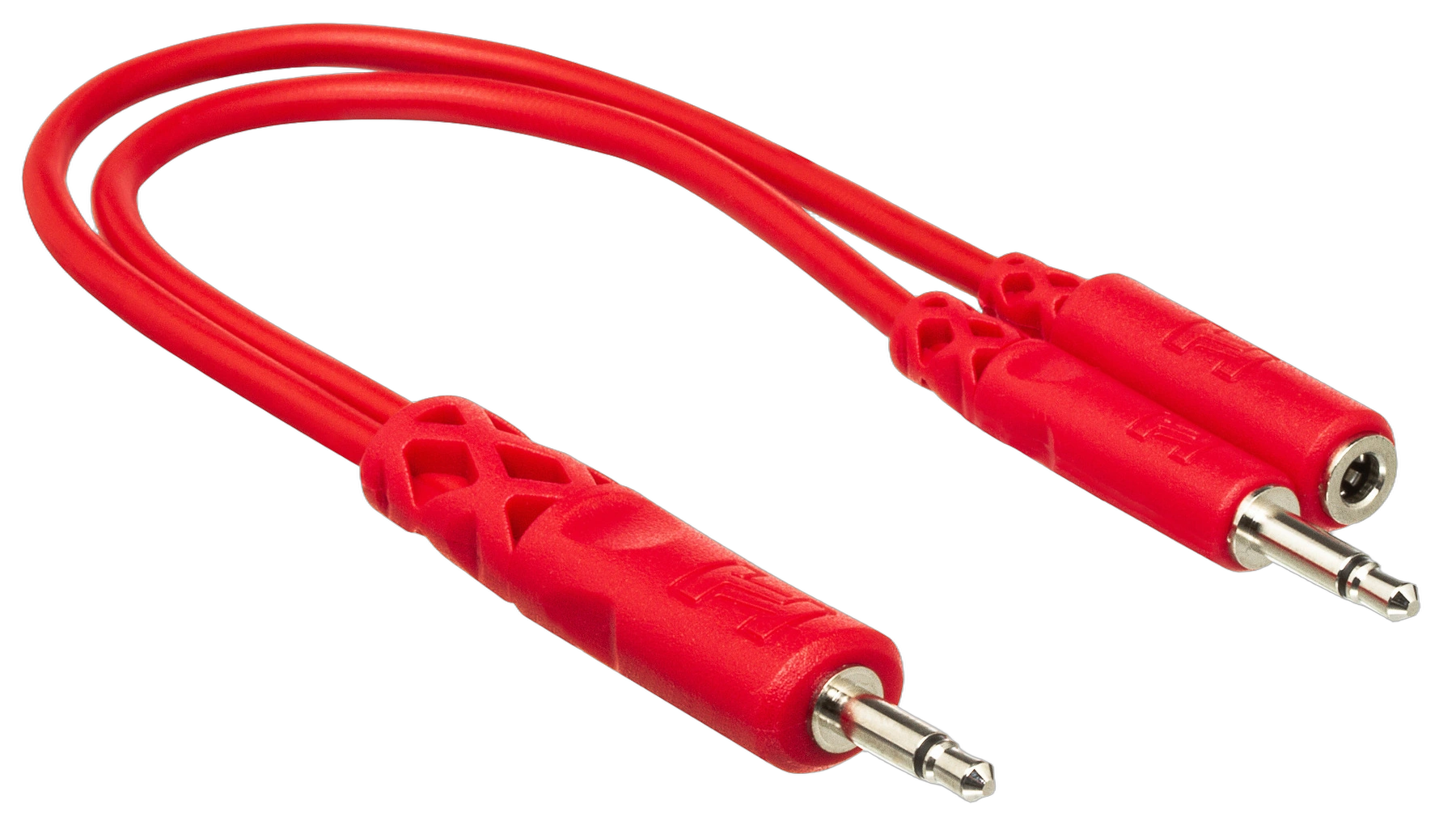 Hosa CMM-545Y Hopscotch Patch Cable 3.5mm Connectors Hosa CMM-545Y Hopscotch patch cable with 3.5mm TS and TSF connectors, 1.5 feet length