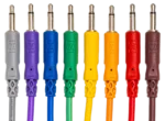 Hosa CMM-815 unbalanced patch cable 3.5mm TS connectors close-up detail view