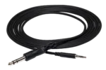 Hosa CMS-103 stereo interconnect cable with 3.5mm TRS and 1/4 inch TRS connectors
