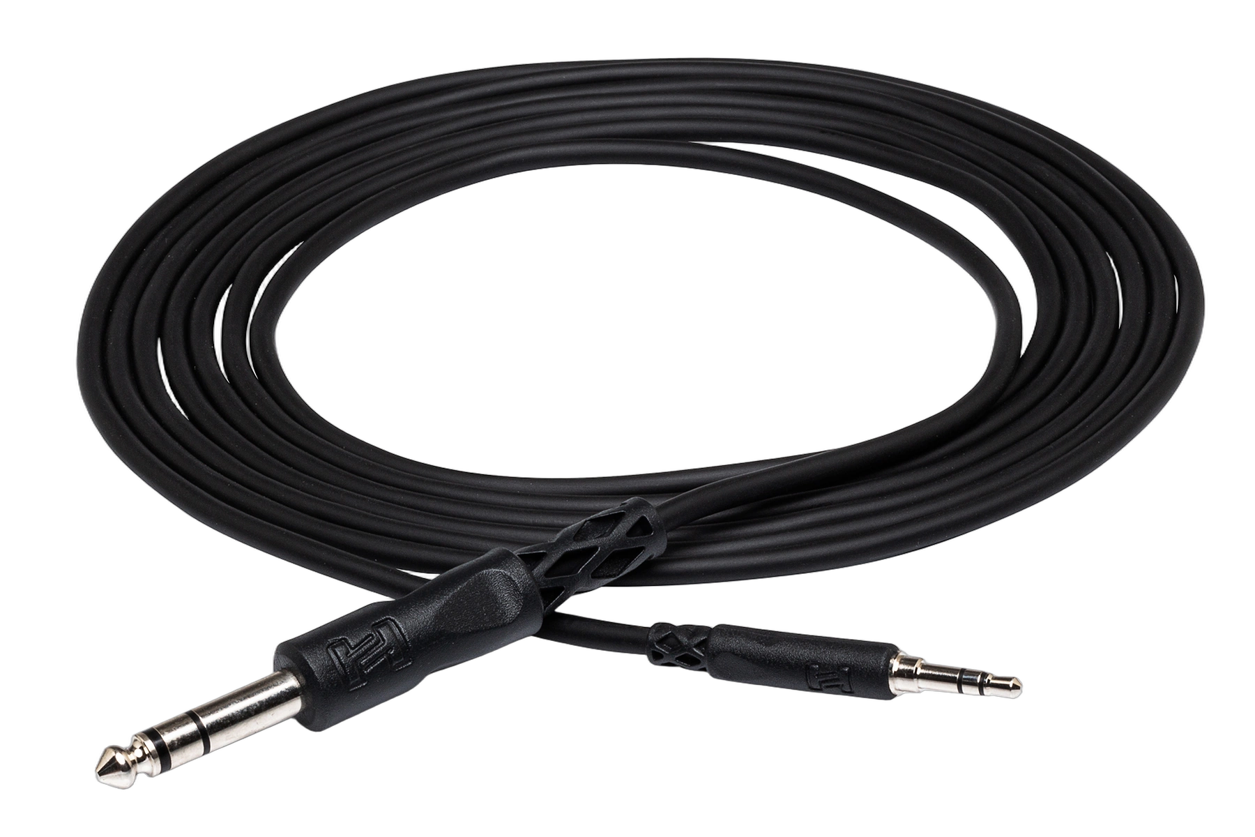 Hosa CMS-110 Stereo Interconnect Cable 10ft Hosa CMS-110 stereo interconnect cable with 3.5mm TRS and 1/4 inch TRS connectors